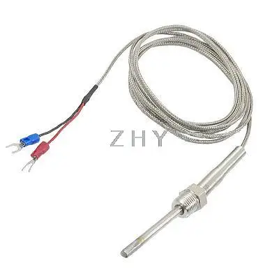 

K Type 50mm x 5mm Temperature Controller Earth Thermocouple Probe 2M