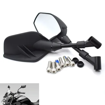 

Universal 8mm 10mm motorcycle rear view mirror black For SUZUKI GSXR1300 GSX650F GSF650 BANDIT GSX1250 F/SA/ABS