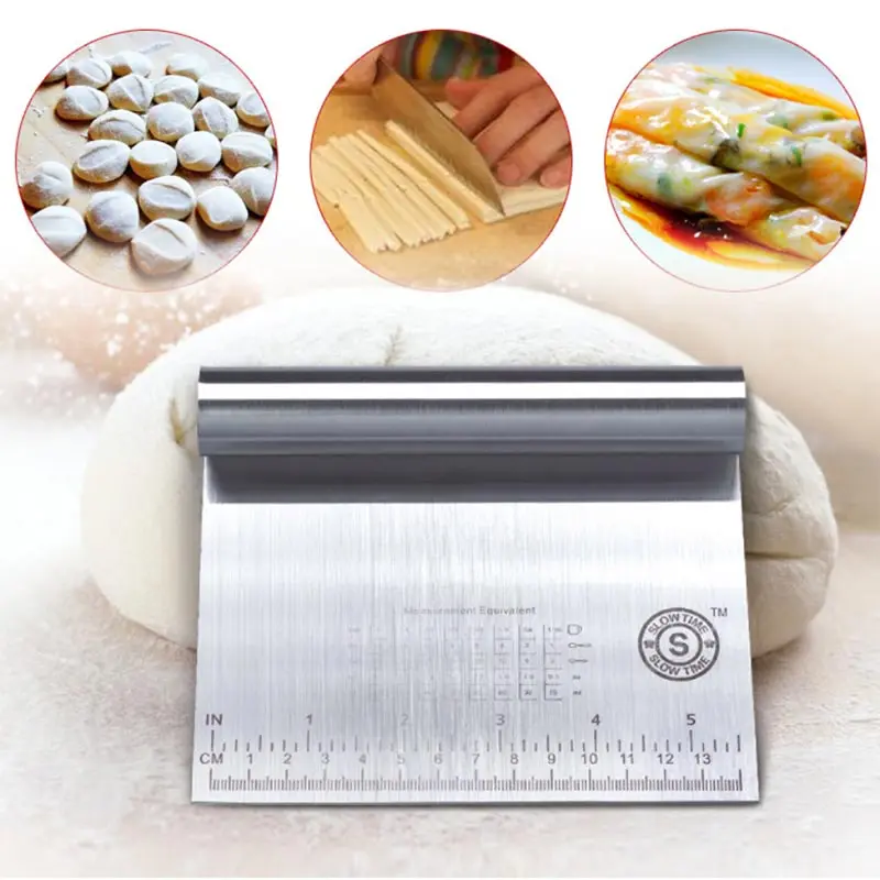 

1Pc Noodle Dedicated Single sharp Stainless Steel Noodles cutter knife Slitting Machine flour dough slicing knife cutting tool