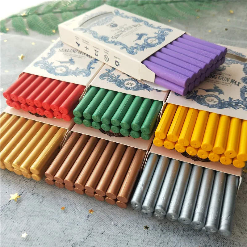 Sealing Wax Seal Sticks Wicks  Wick Letter Sealing Wax Stick - 16pcs  Vintage Color - Aliexpress