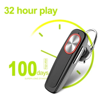 

Wireless Bluetooth Headset Long Standby with Mic Handsfree Wireless Bluetooth Earphone Headphones Colorful Ear Hook For Phone