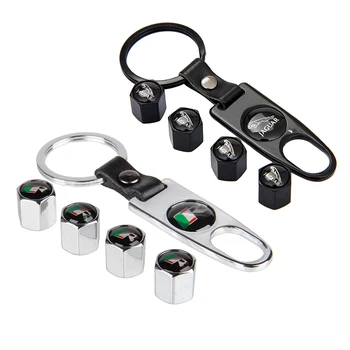 

Car Tyre Rim Stem Cover Styling for Jaguar XFR XF XKR F-Type XE XJ-S S TYPE SVR Sportbrake XK8 Theftproof Valve Caps Accessories