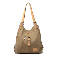 Kono lona hobo slouch bolsa de ombro e mochila híbrido