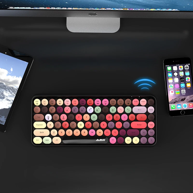 

Клавиатура Ajazz 308i беспроводная, BT, 10 м, 84 клавиши