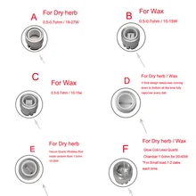 Сменный Coi керамический кварцевый сухой травяной воск для испарителя нагревательный сердечник чаша для Longmada 510 установка для ногтей распылитель бак