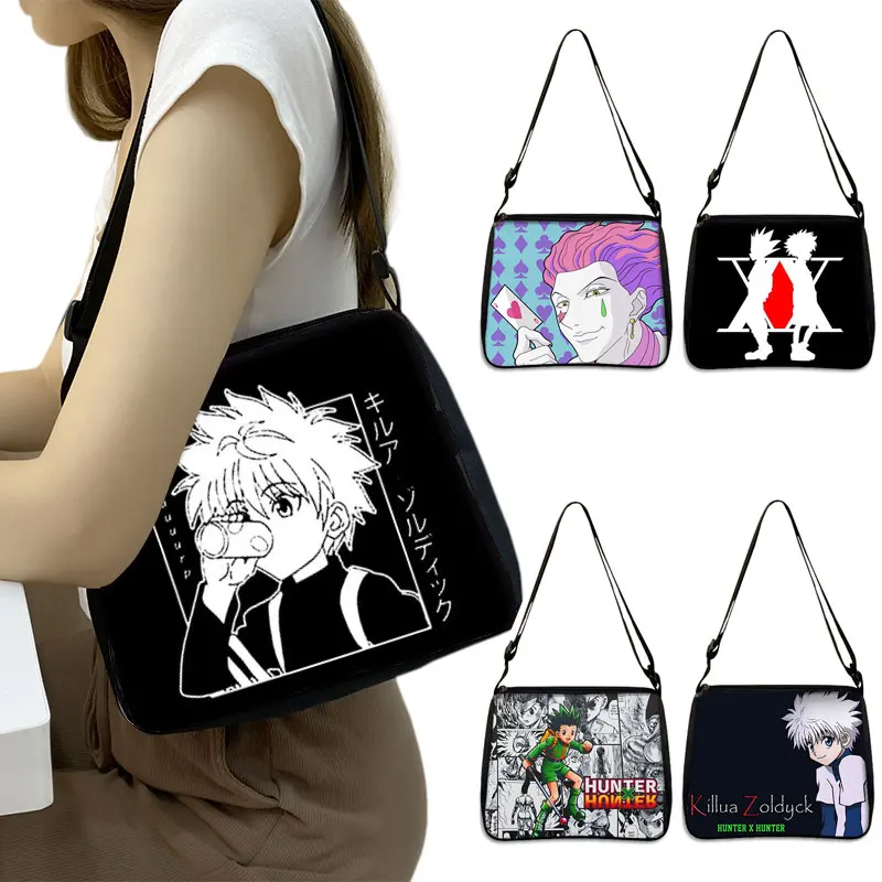 Аниме HUNTERxHUNTER сумки через плечо Hunter X женские HXH Killua Zoldyck Gon Freecss Chrollo Lucilfer