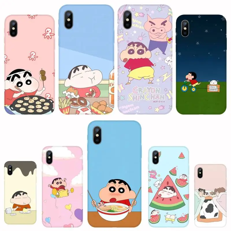 

Anime Crayon Shin-chan Phone Case For iphone 12 5 5s 5c se 6 6s 7 8 plus x xs xr 11 pro max