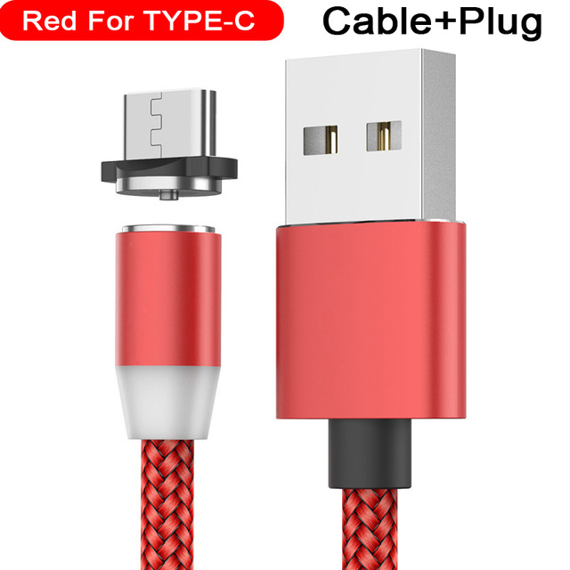 Magnetic Charging Cable 3M Micro USB Cable For Samsung Android Mobile Phone Type-C Charging For iPhone Micro USB Cable