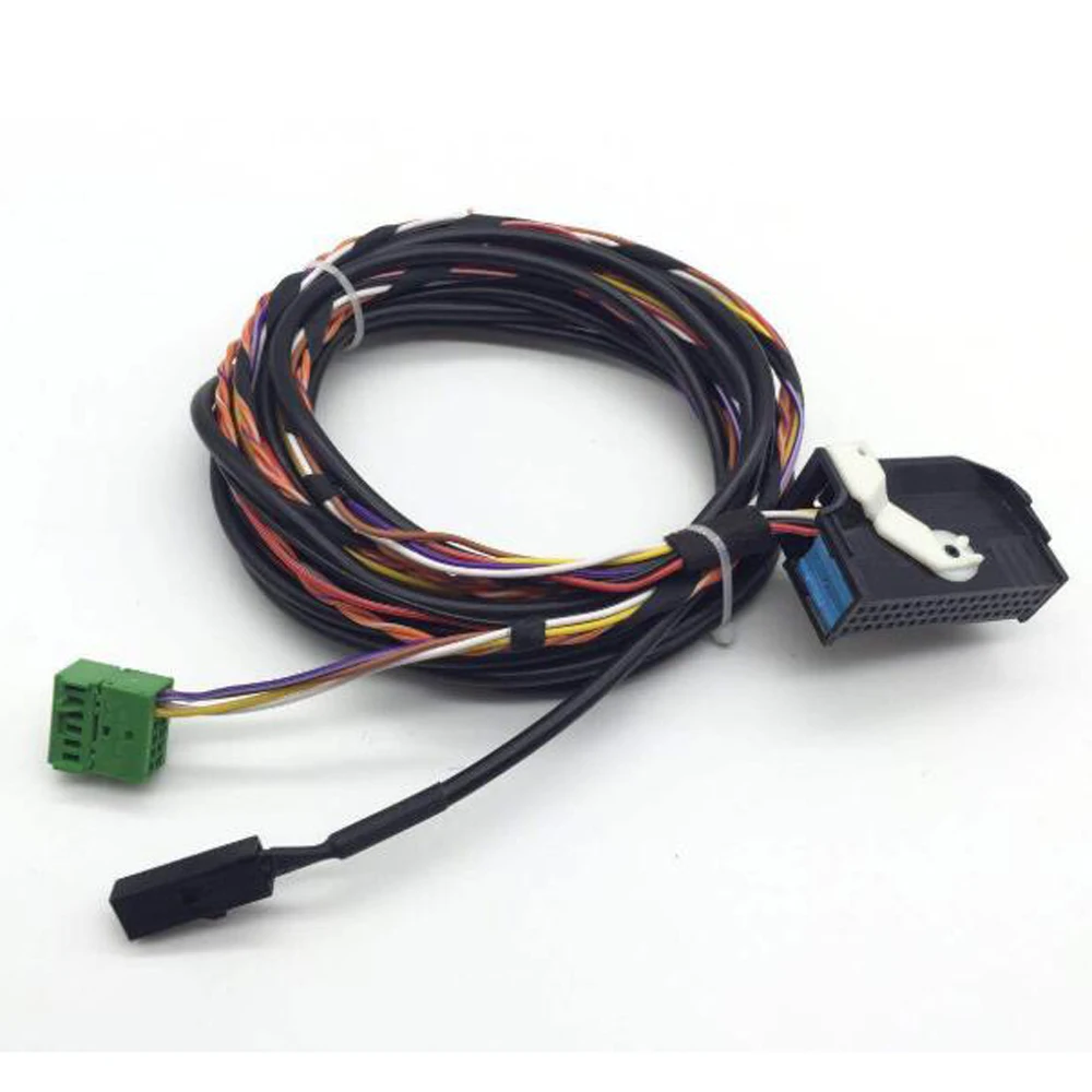 블루투스 와이어 하네스 케이블 + VW Tiguan GOLF GTI Jetta Passat CC용 마이크 RCD510 RNS510