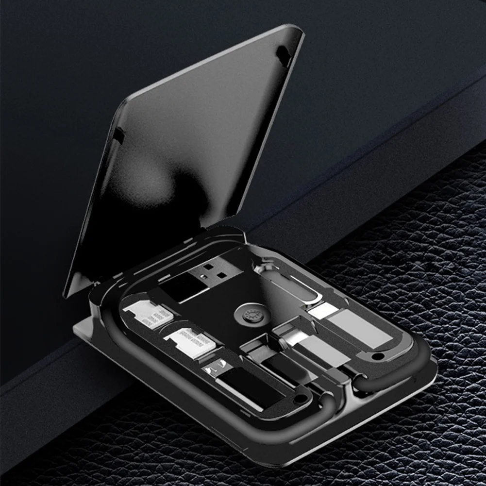 

Travel LED Light USB Interface Multifunctional Smart Adapter Card Storage Universal Portable Type C Connector Data Cable