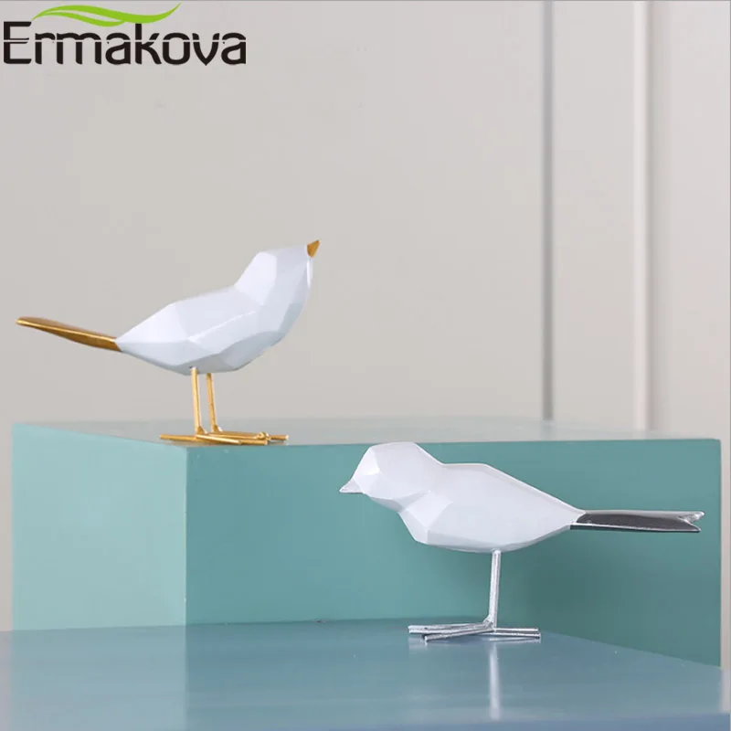 Современная Милая Статуэтка ERMAKOVA из смолы европейские украшения Геометрическая