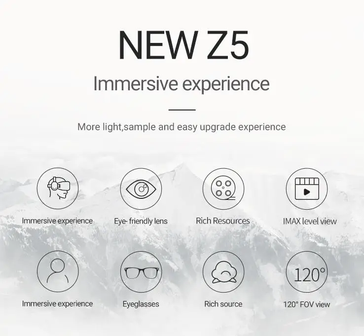 HiMISS VR Z5 Virtual Reality Glasses 3d Headset Google Cardboard Helmet Goggles