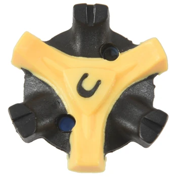 

14Pcs Golf Shoe Spike Replacement Cleat Champ Fast Twist Screw Studs Stinger Blue,Black,Yellow