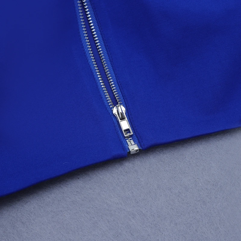 INDRESSME сексуальный комплект из двух предметов синий укороченный топ на бретелях с прямыми штанами