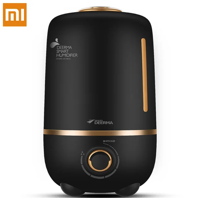 black Увлажнитель воздуха Xiaomi Deerma для дома и офиса, 250 мл/ч, большой ароматический распылитель, 4 л, большая емкость, распылитель, DEMF450 - Цвет: black