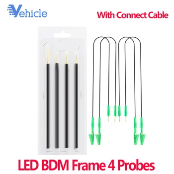 

Replacement Probe Pin 4pcs/Set Works LED BDM Frame With Connect Cable 4 Needles OBD2 Programming For ECU Board