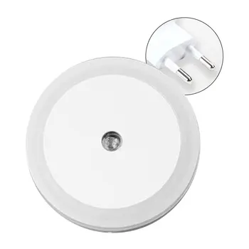 

Round Wall Light LED Induction Lamp Nightlight Automatic Switch Light Sensor White/ Yellow/ Blue/ Pink US/ EU Plug Drop Shipping