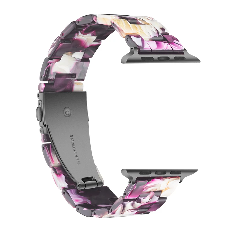 Браслет из смолы ремешок для наручных часов Apple Watch серии 1/2/3, 42 мм, 38 мм, версия браслет ремешок для наручных часов iwatch серии 4 5 40 мм 44 мм сменный ремешок для часов