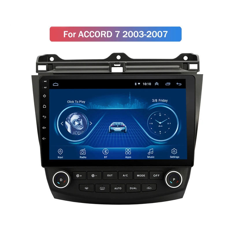 Для Honda 7-Generation Accord 03-07 Android большой экран gps-навигатор навигация GPs головное