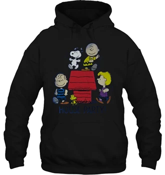 

Peanuts House Party Adult Streetwear men women Hoodies Sweatshirts