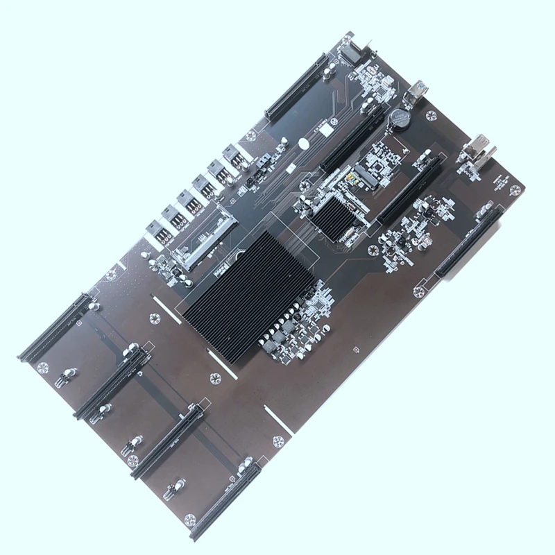 ETH80 B75 Miner Motherboard IDC 4U Chassis BTC Mining Motherboard LGA 1155 Pin 8XPCIE 16X 80mm DDR3 Memory Slot best pc motherboard for music production