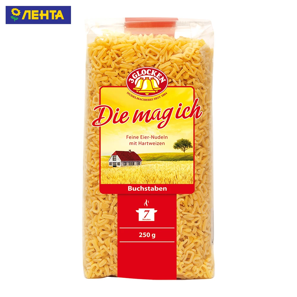 Макароны Gold-ei алфавит 3 glocken №500293 250г (4002966000298)