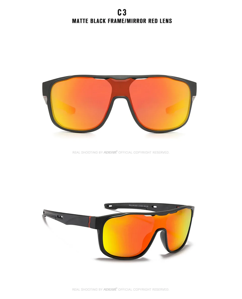Roidismtor 2019 Newest Sport Glasses Cycling UV400 Sports Sunglasses Hiking Fishing Running Cycling Eyewear