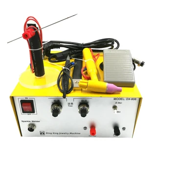 Online DANIU DX-808 80A Pulse Spot Welding Handheld Pulse Spot Welder-spot Welding Machine Gold Silver Jewelry Processing 220V 50/60Hz