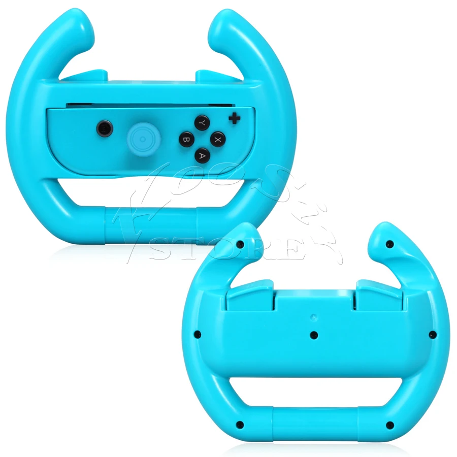 Руль NintendoSwitch Joycon 2 Гоночное колесо 10 в 1 ручки 6 аналоговых колпачков аксессуары