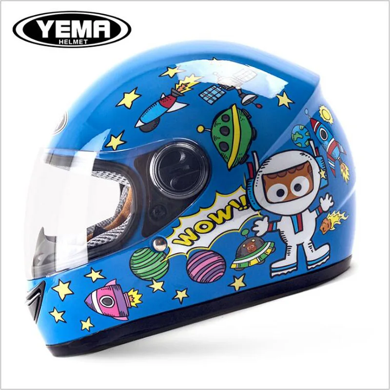 2019 модный детский мотоциклетный шлем YEMA 205 Детские мотоциклетные шлемы из АБС