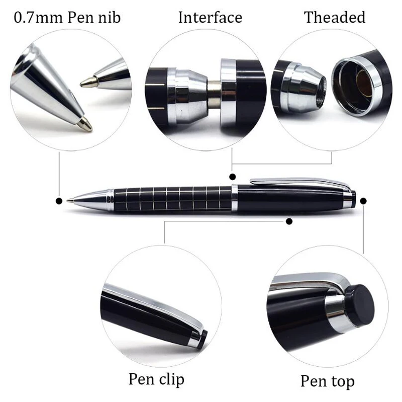 Классический дизайн, роскошная полностью металлическая шариковая ручка, ручка для письма, Офисная ручка для руководителя, подарочная ручка, купить 2 ручки, отправить подарок