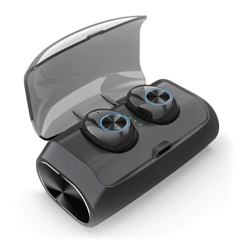 Black TWS V6 True беспроводной Bluetooth 5,0 наушники жизнь водонепроницаемый стерео Беспроводная Спортивная гарнитура с зарядным устройством Vs i10 гарнитура TWS - Цвет: Black