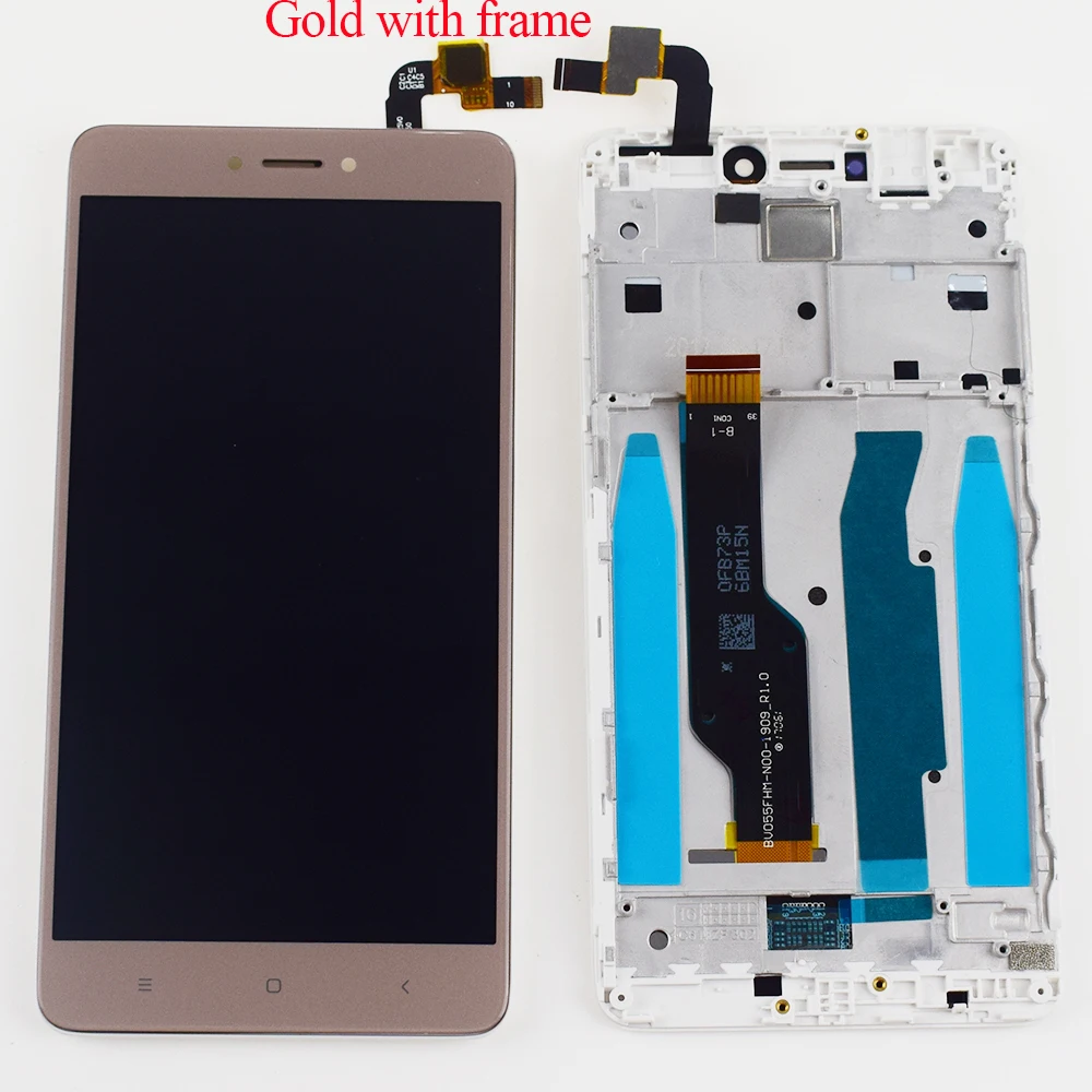 Для Xiaomi redmi note 4X note4x процессор Snapdragon 625 ЖК-дисплей модуль+ сенсорный экран дигитайзер Датчик Стекло в сборе+ рамка