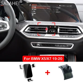 

Cool Car Gravity Phone Holder For BMW X1 X2 X3 X4 X5 X6 X7 G01 G02 F48 F39 Smartphone Bracket Special Support Car Accessoories