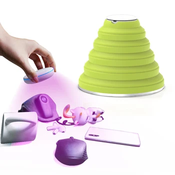 

Ultraviolet Dis-in-fection Light Handheld Ste-ri-lizer Collapsible Cover Multifunction UV Light for Tableware Toys Phone