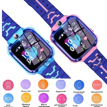 

NEW 2021 Q12 Children's Smart Watch Kids SOS Phone Watches Smartwatch use Sim Card Photo Waterproof IP67 Kids Watch Gift boys
