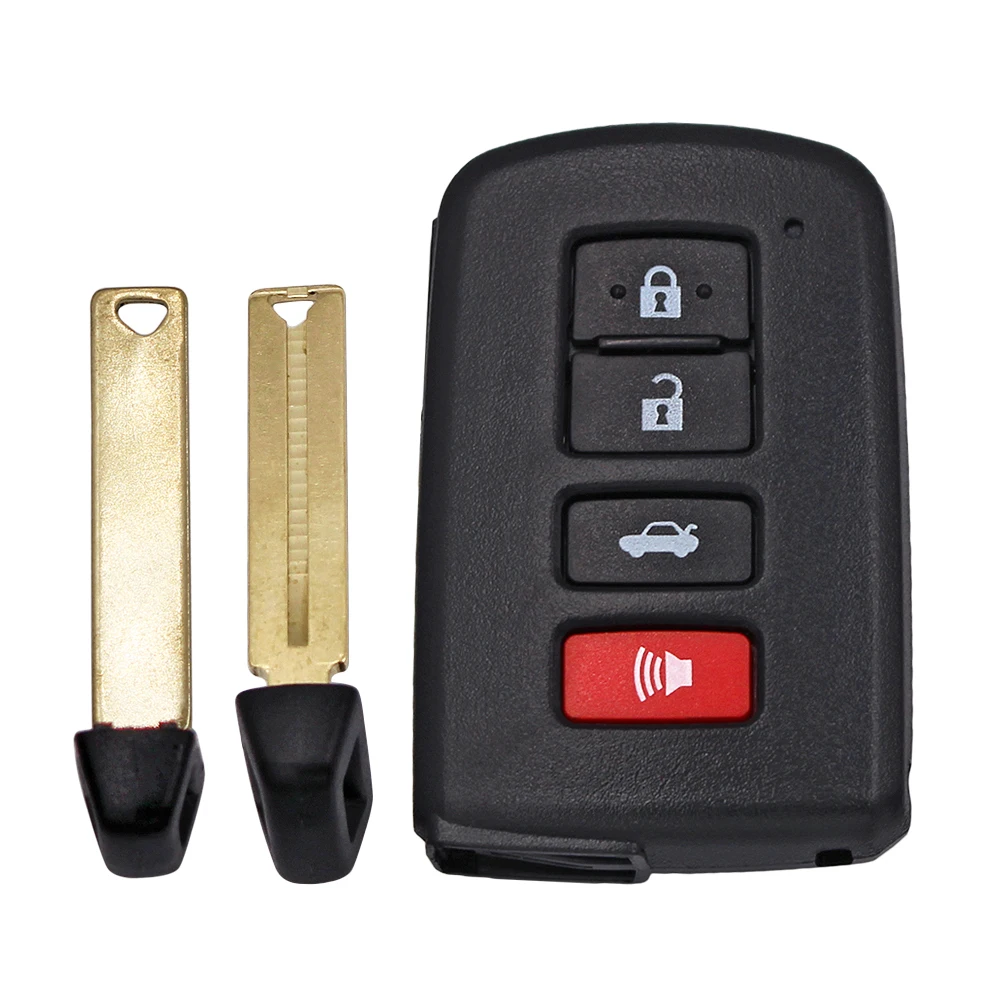 2/3/4 Buttons Replacement Smart Remote Key Shell Case Fob for Toyota Avalon Camry RAV4 2012-2015 with Insert Key key case car remote key car key car key shell key shell