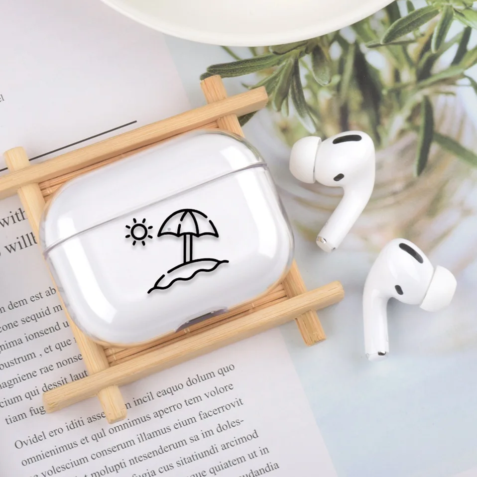 Чехол для AirPods Pro, Роскошный прозрачный чехол для наушников, чехол для Air pods Pro 3 Apple TWS, силиконовый защитный чехол Fundas