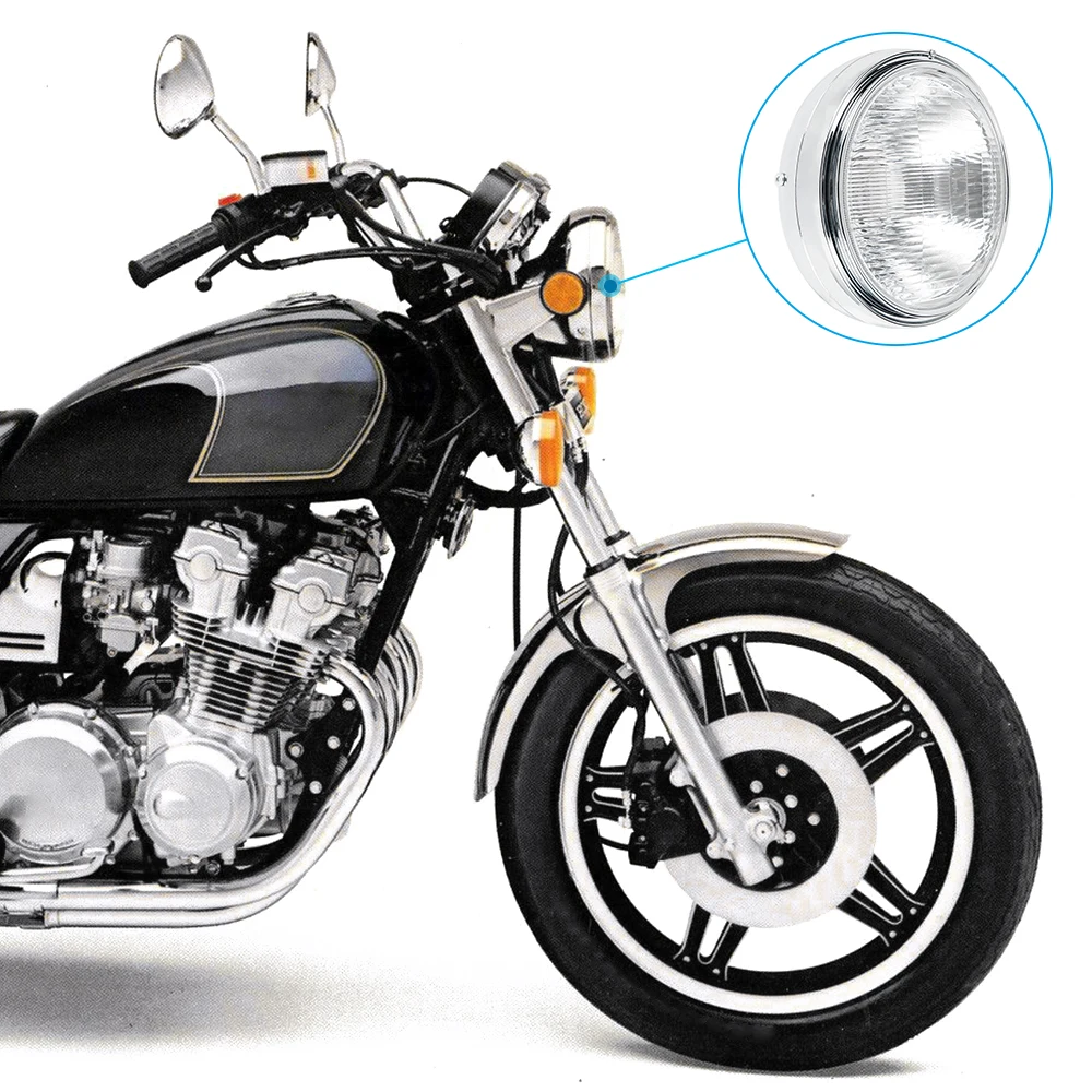 Plastic Chrome Headlight Assembly Head Lamp For Suzuki GSF650 GSF 1200 1250 Bandit SV650 SV1000 GSX1400 |