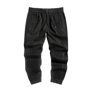 

Winter Warm Pants Men Skinny Trousers Mens Steampunk Pants Sweatpants Men Streetwear Side Stripe Pants Men Satin Jeans NN50CK