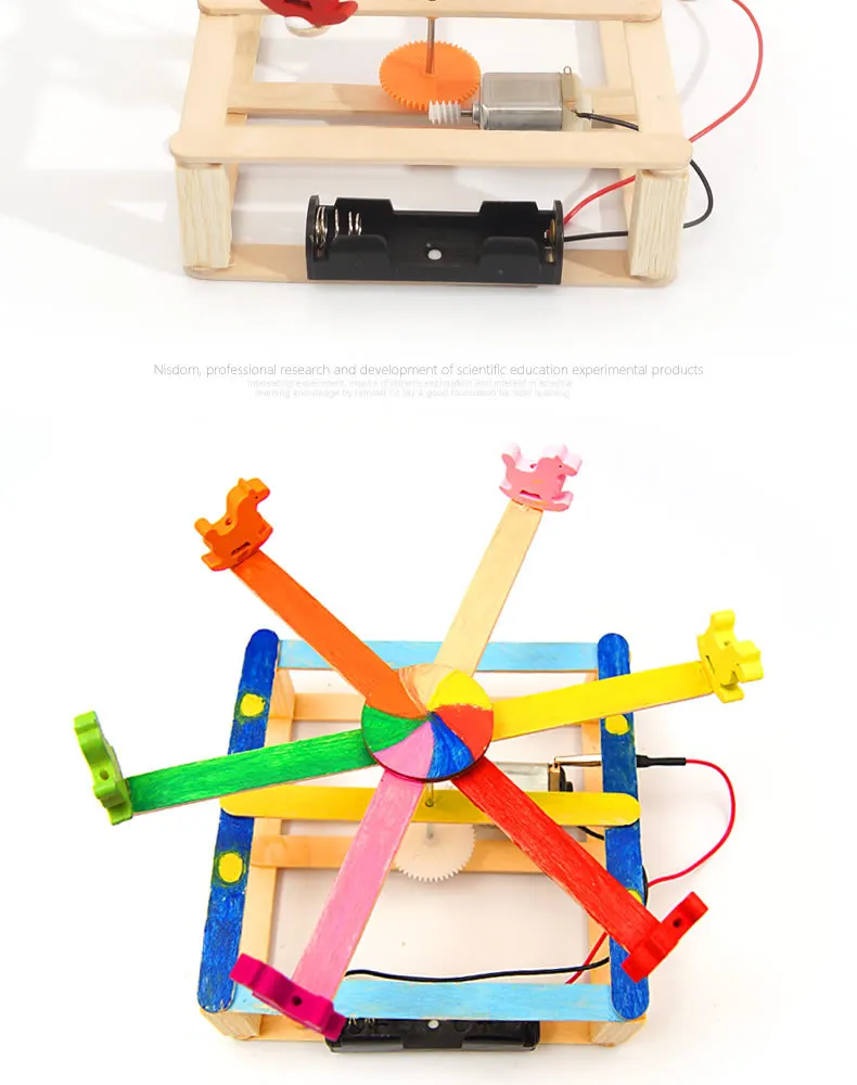 Assembled Science And Technology Small Production Maker Physics Invention Handmade DIY Self-Made Young STUDENT'S Material Univer