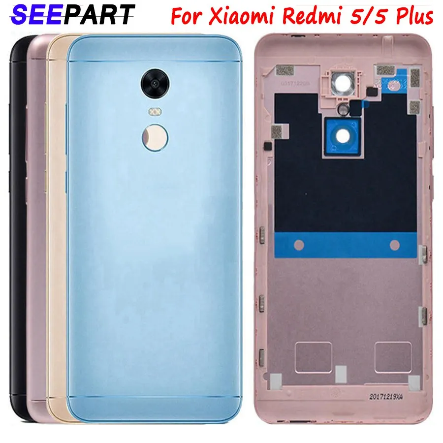 Новый оригинальный чехол для Xiaomi Redmi 5 задняя крышка батарейного отсека Сменный