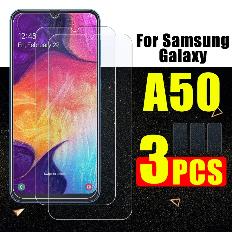 Защитное стекло для Samsung galaxy A50 A 50 Samsyng 3 шт. защитная пленка экрана Galaxya50
