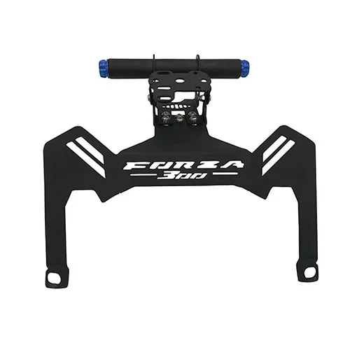 Мотоцикл для Honda MF13 Forza300 250 125 модифицированный передний дисковый тормоз телефон 3,5-7 ''USB gps кронштейн держатель подставка направляющая ручка - Цвет: Blue