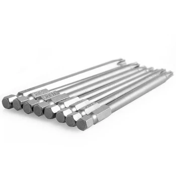 

8x Torx Screwdriver Drill Bit 100MM Extra Long Hex Security Magnetic Head Tools