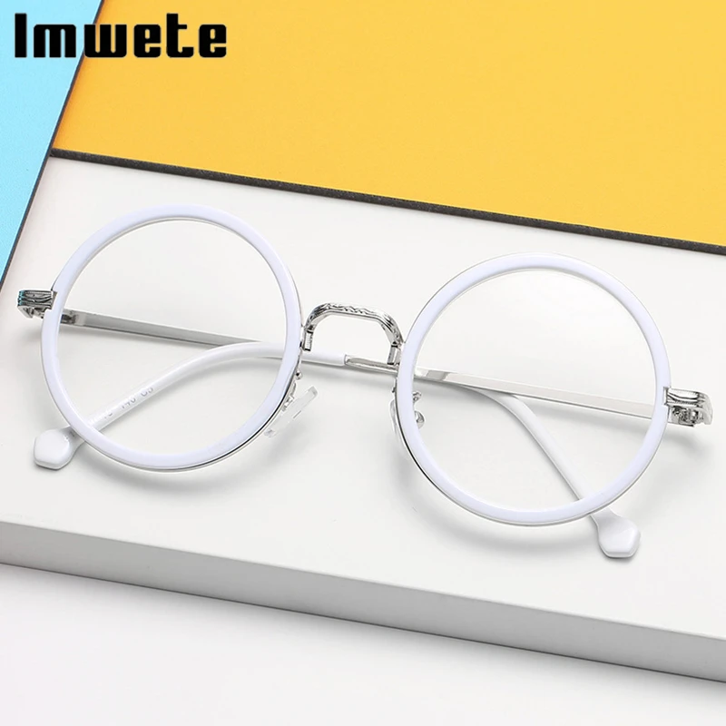 Prescriptions Glasses Men Round Frame Prescription Eye Glasses Women