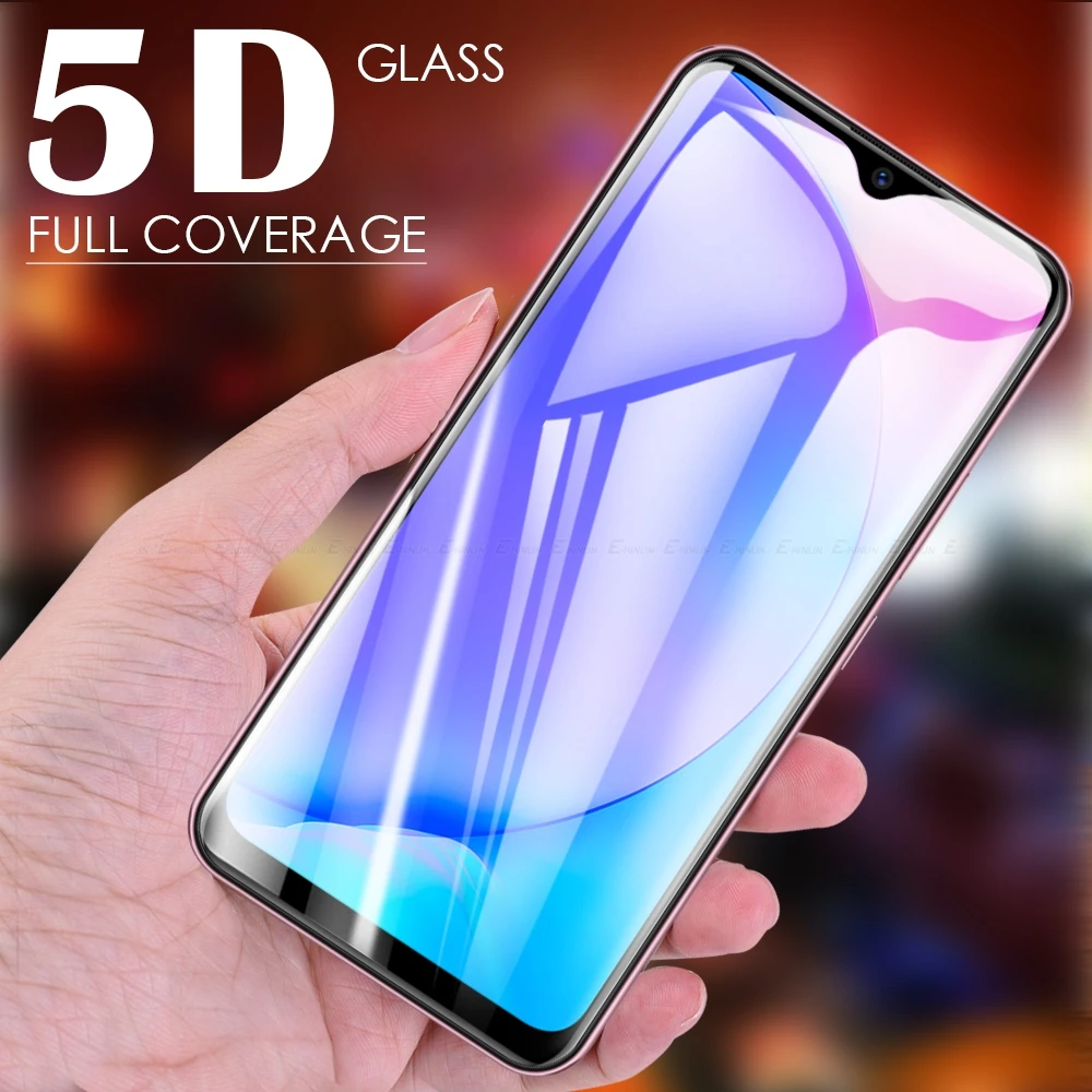 9H полное покрытие 5D изогнутое закаленное стекло протектор экрана для vivo Y1s Y12i Y11