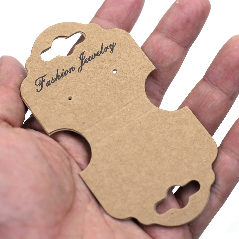 Neue 19 Stil Papier Kunststoff Ohrring Ohr Stud Ring Hängen Tag Karte Schmuck Zeigen Verpackung Karte Halter Verpackung Für halsketten – Detail 8