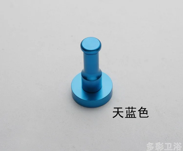 sky blue 100 шт. дверной крючок, водонепроницаемый антикоррозийный крепкий настенный крючок, крючки для кухни и ванной, держатель для одежды, для дома - Цвет: sky blue