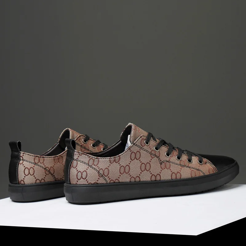 Г. Кроссовки из натуральной кожи, размеры 36-45 Роскошная модная женская обувь с буквенным принтом мужская обувь на плоской платформе Tenis Masculino zapatillas hombre 0012